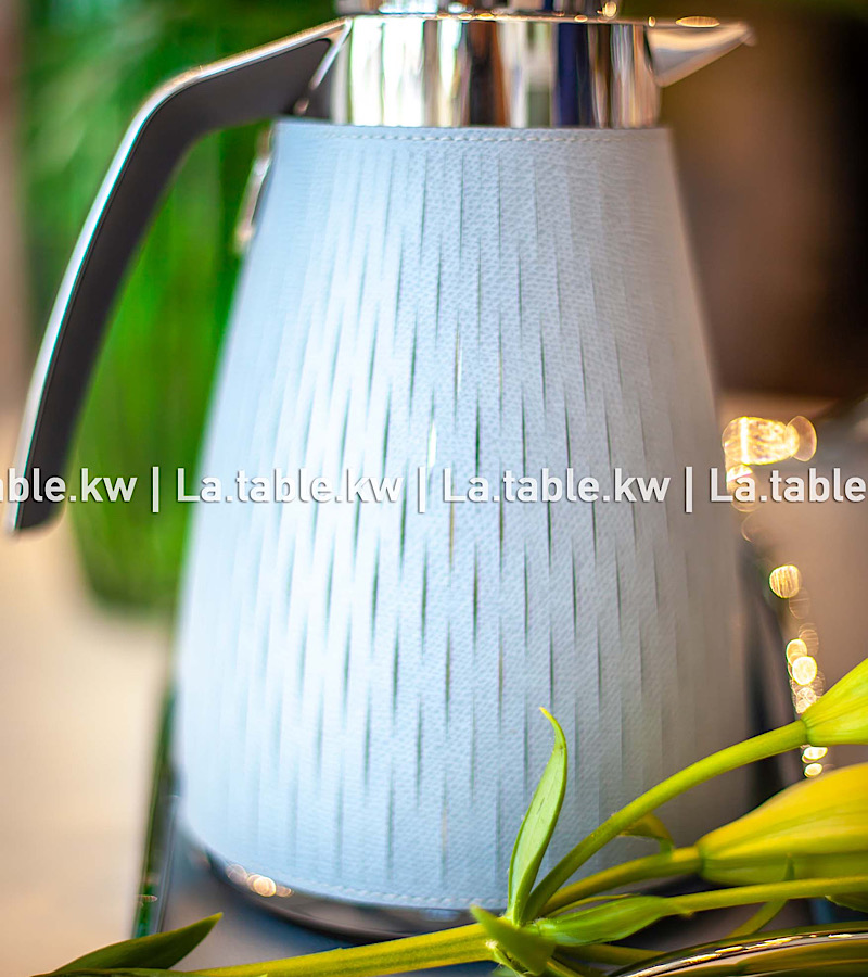 Baby Blue Full Leather Carafes / أباريق  مغلفه جلد بالكامل- أزرق فاتح
