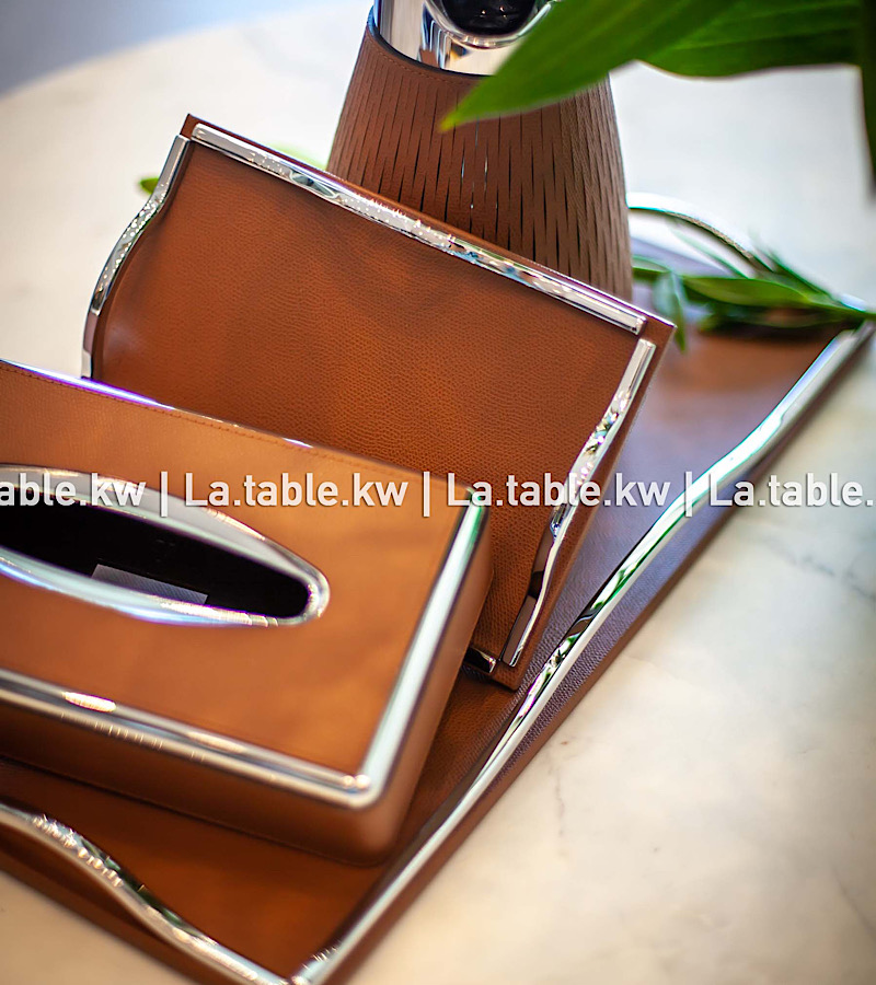 Chocolate Leather Trays