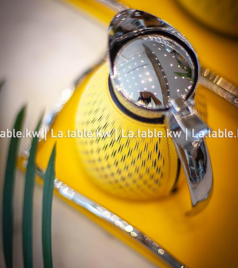 Yellow Leather Trays / صواني من الجلد باللون الأصفر
