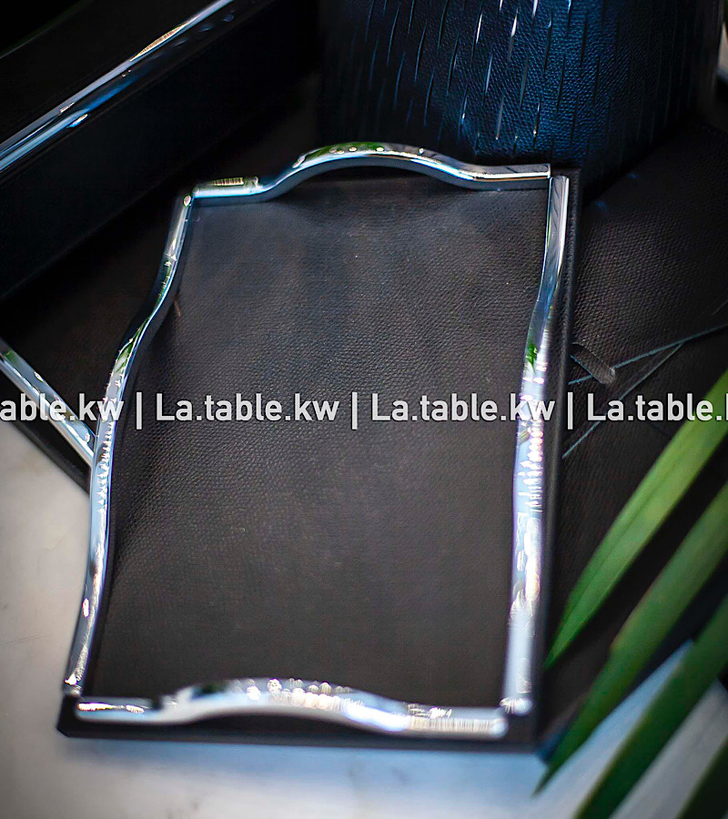 Black Leather Trays