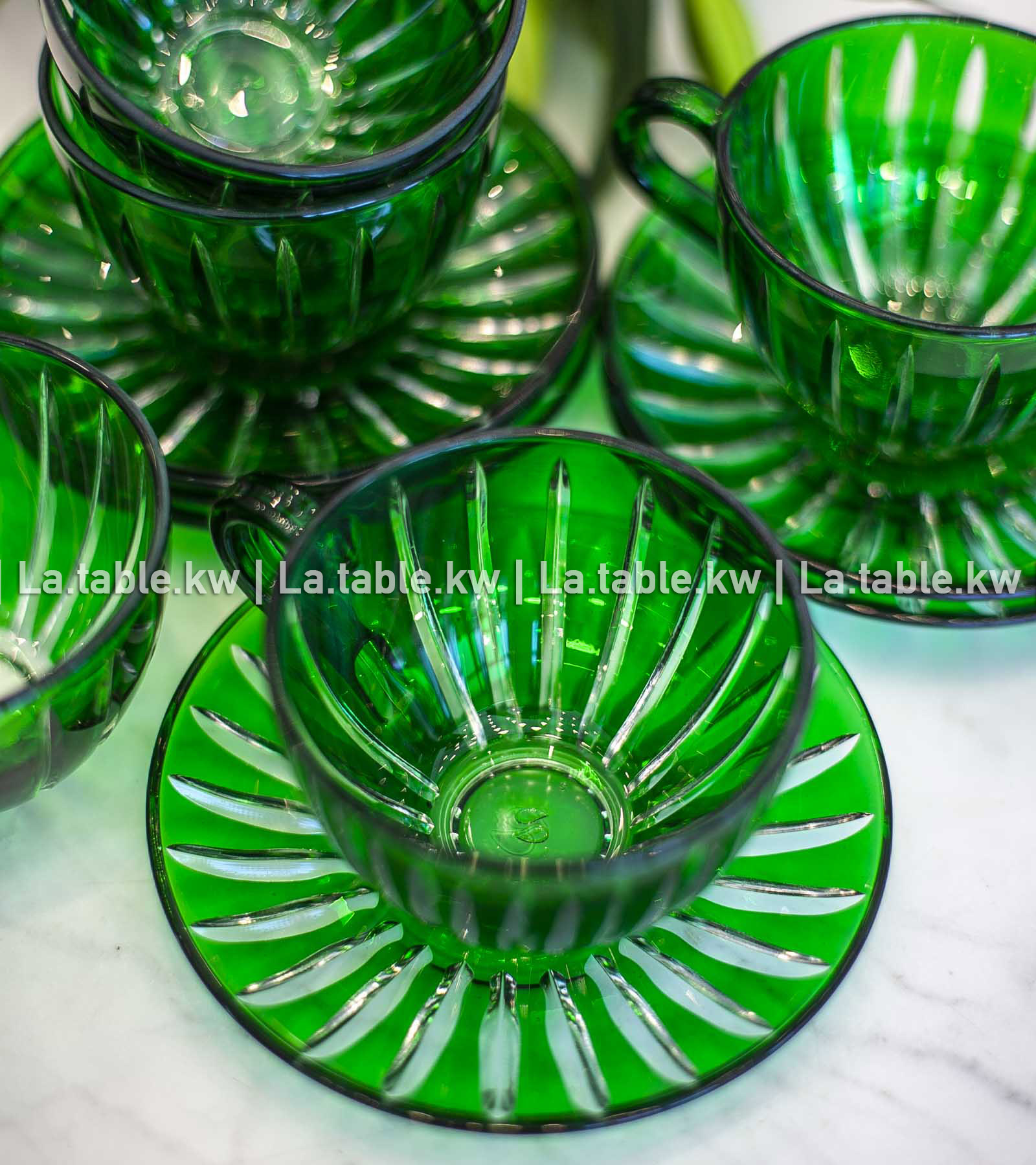 Green Classic Milk Cups