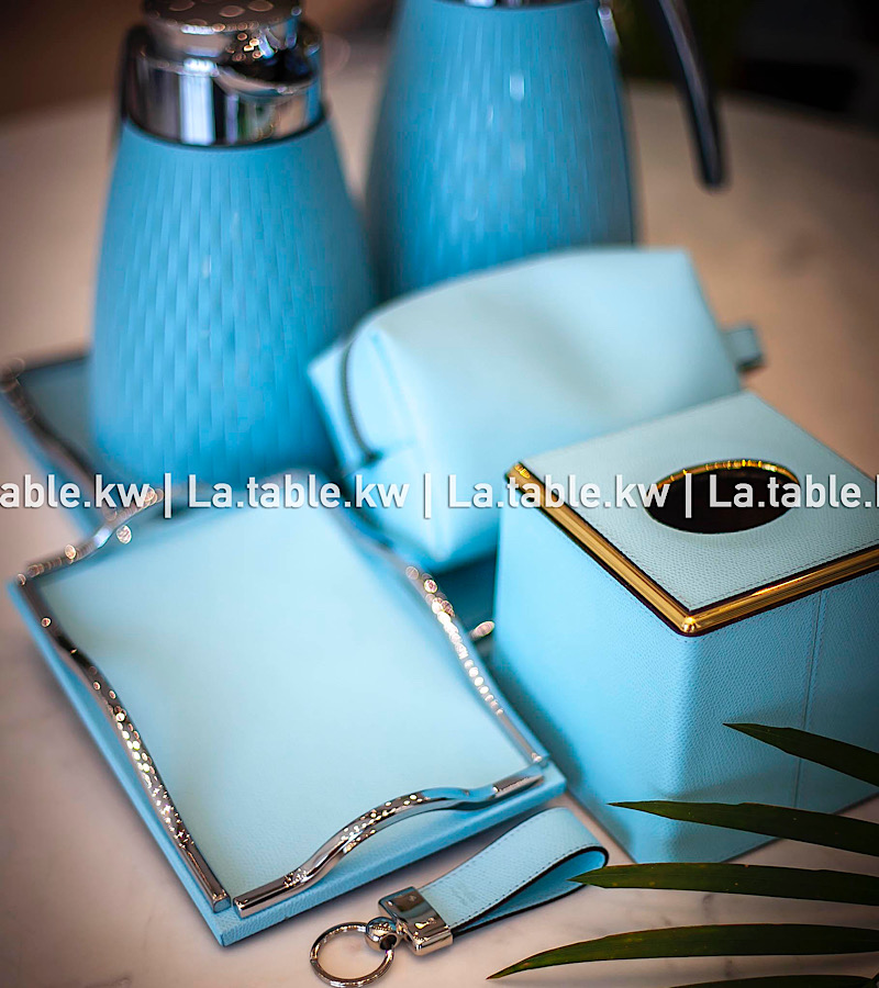 Aqua Leather Accessories