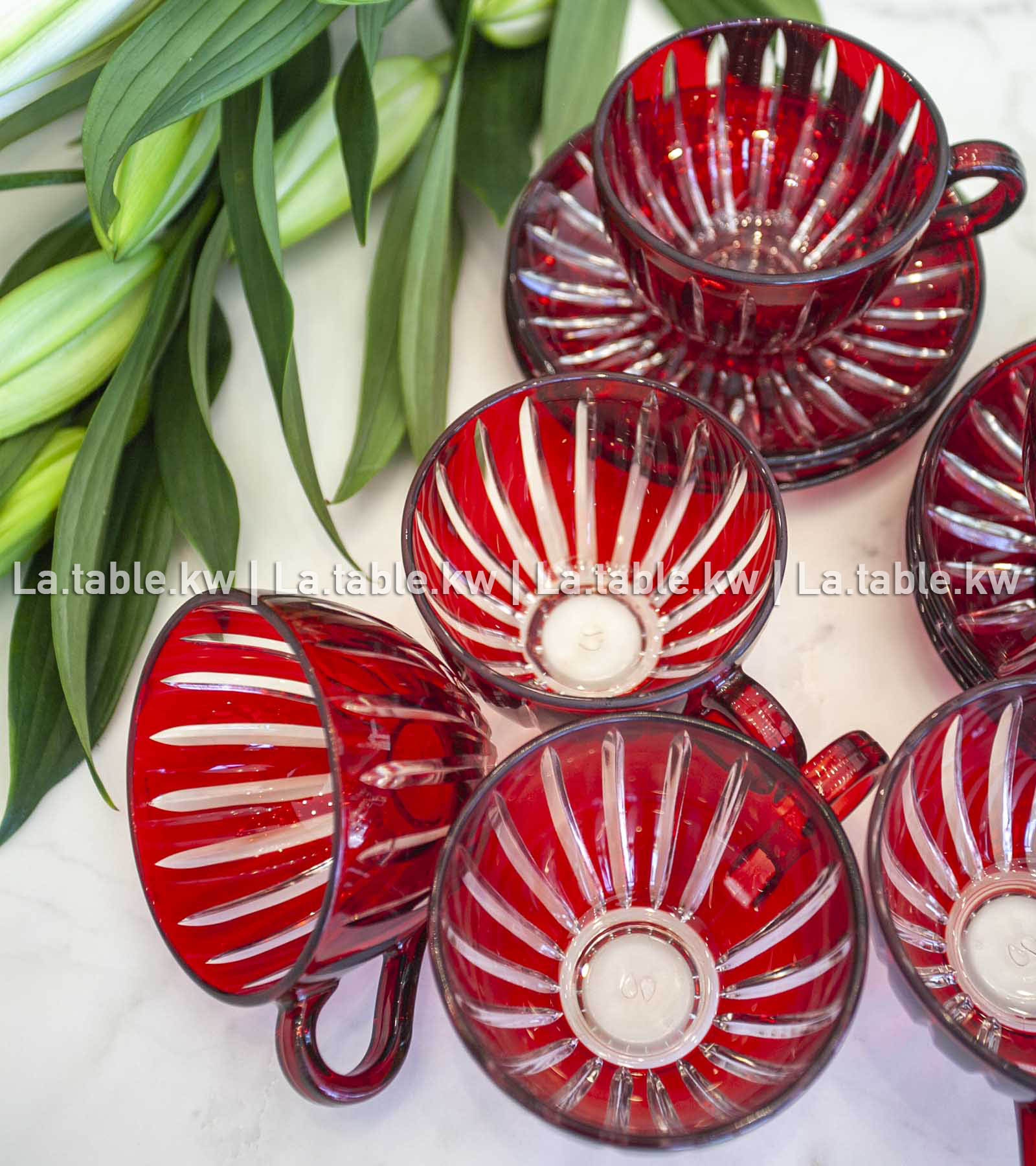 Scarlet Red Classic Espresso Cups