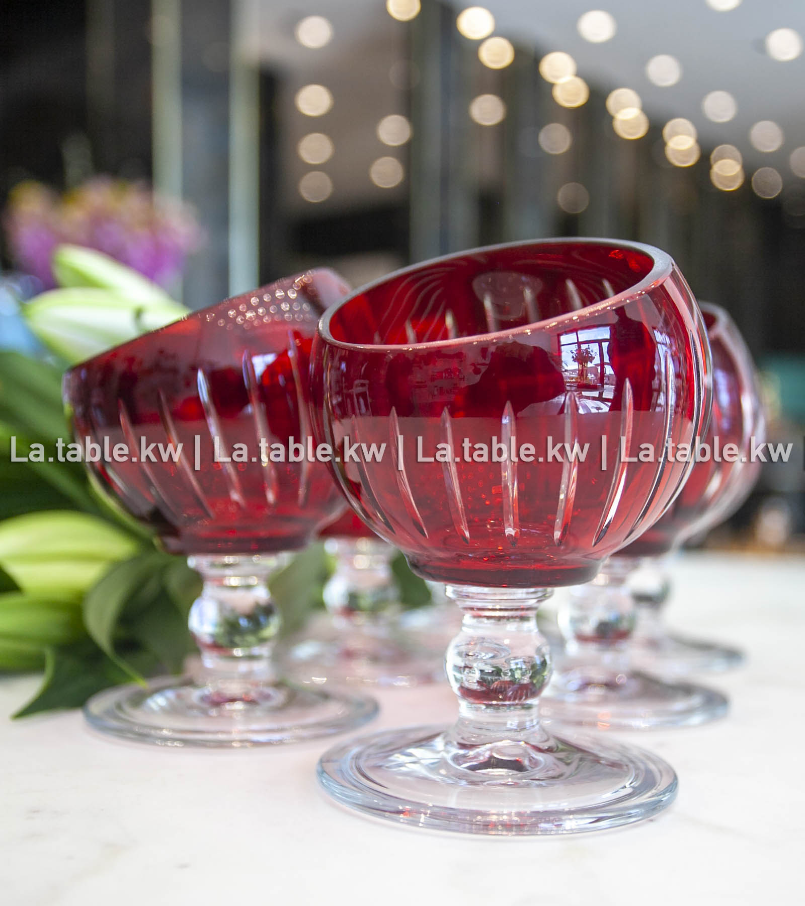 Scarlet Red Classic Mini Halfmoons Set