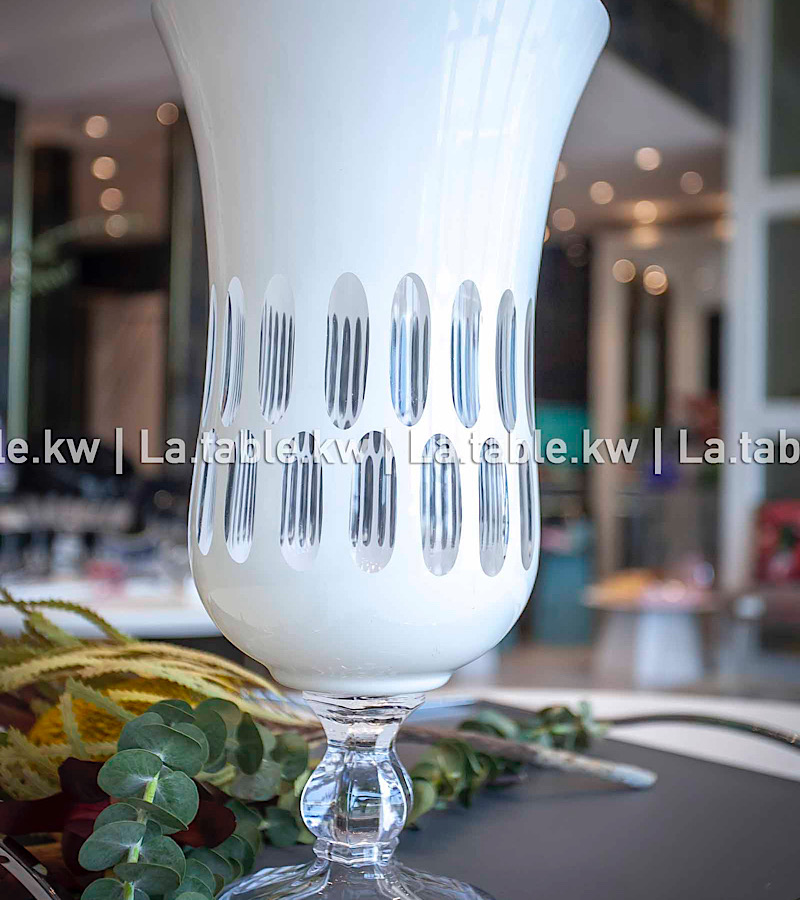 White Elite Vase / إليت مزهريه - أبيض