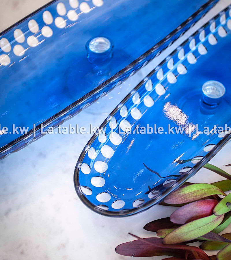 Navy Elite Long Plates / إليت طبق طويل باللون الازرق الداكن