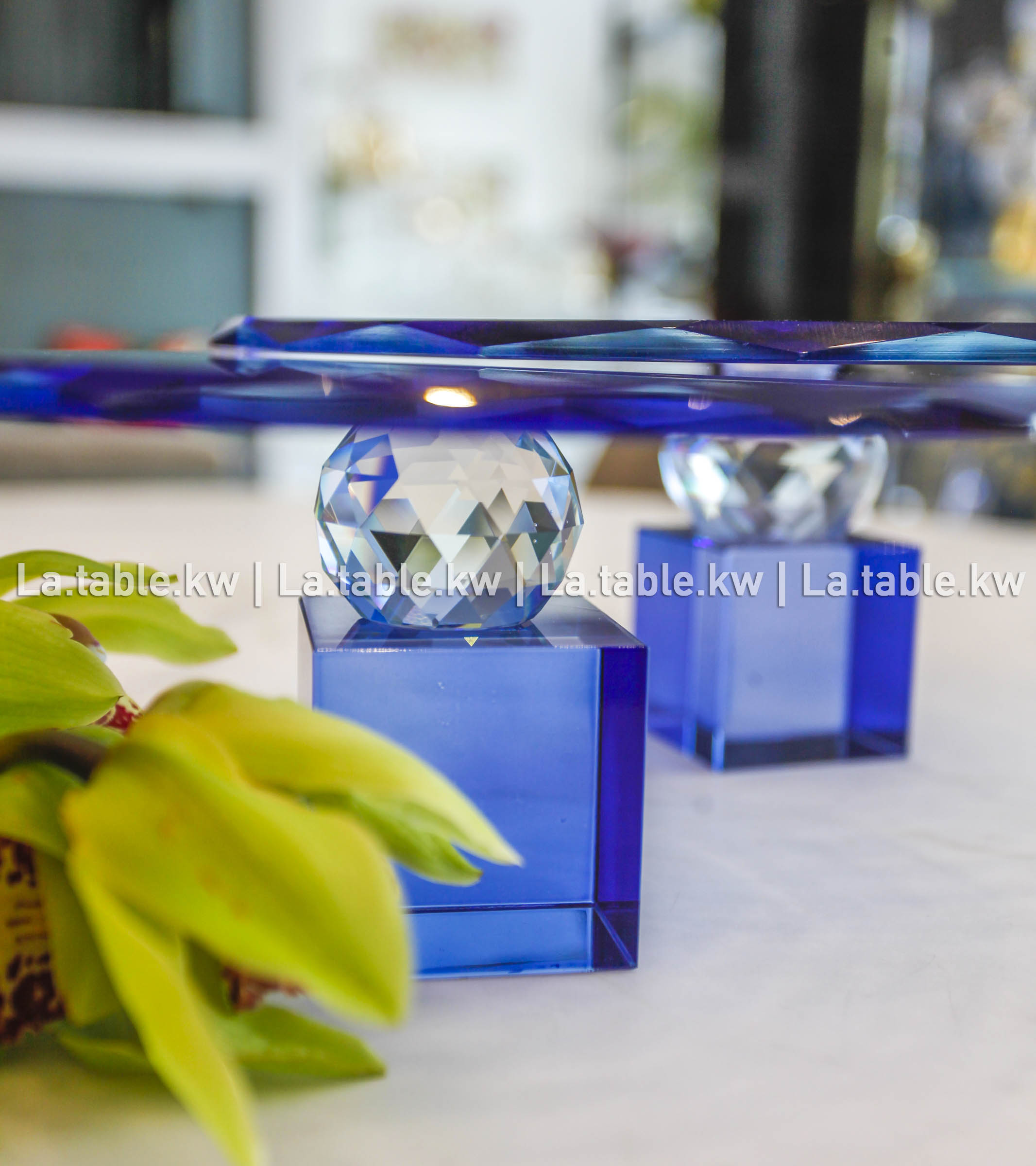 Navy Blue Cube Stands / كيوب حامل باللون الأزرق الداكن