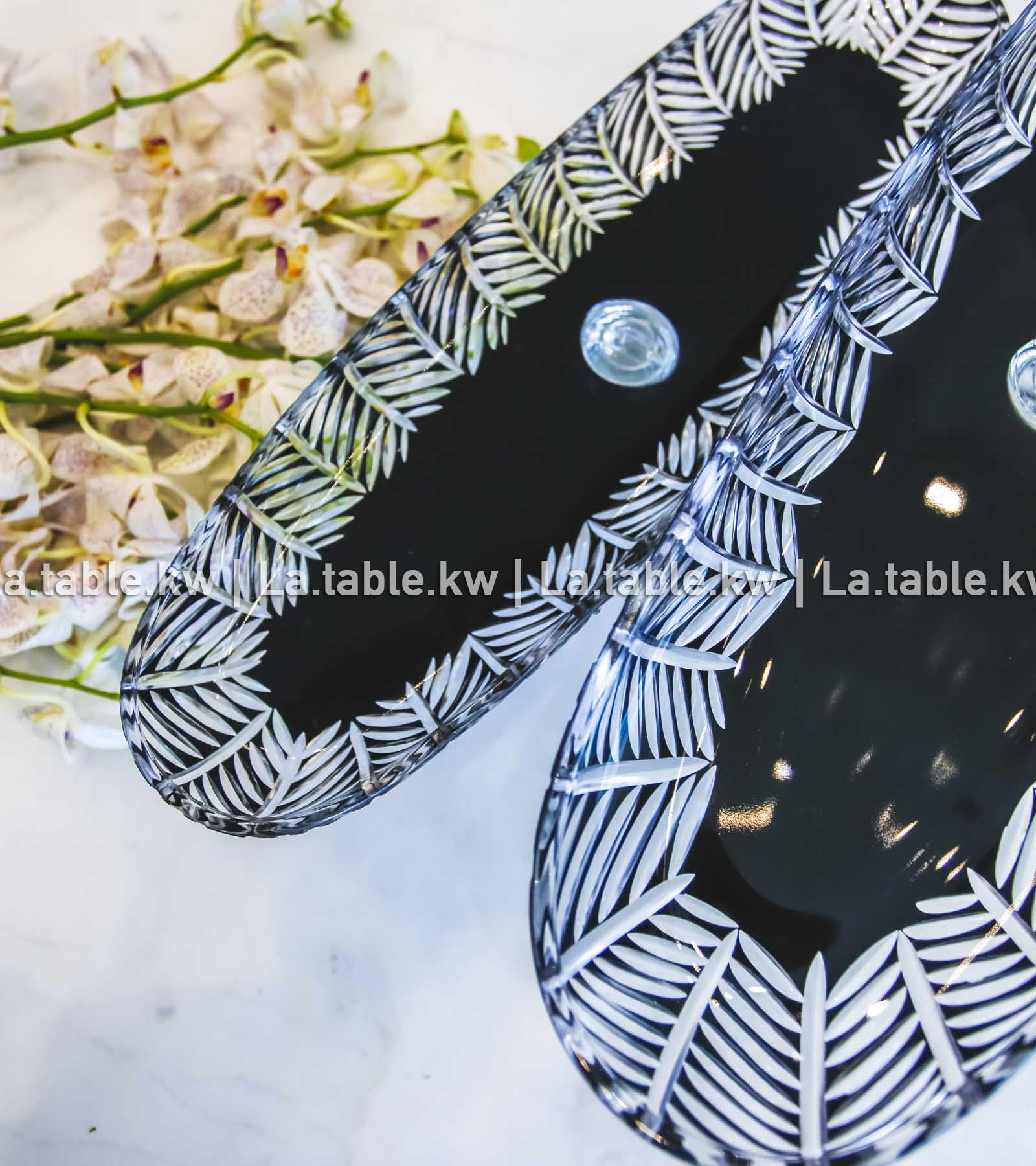 Black Spider Long Plate