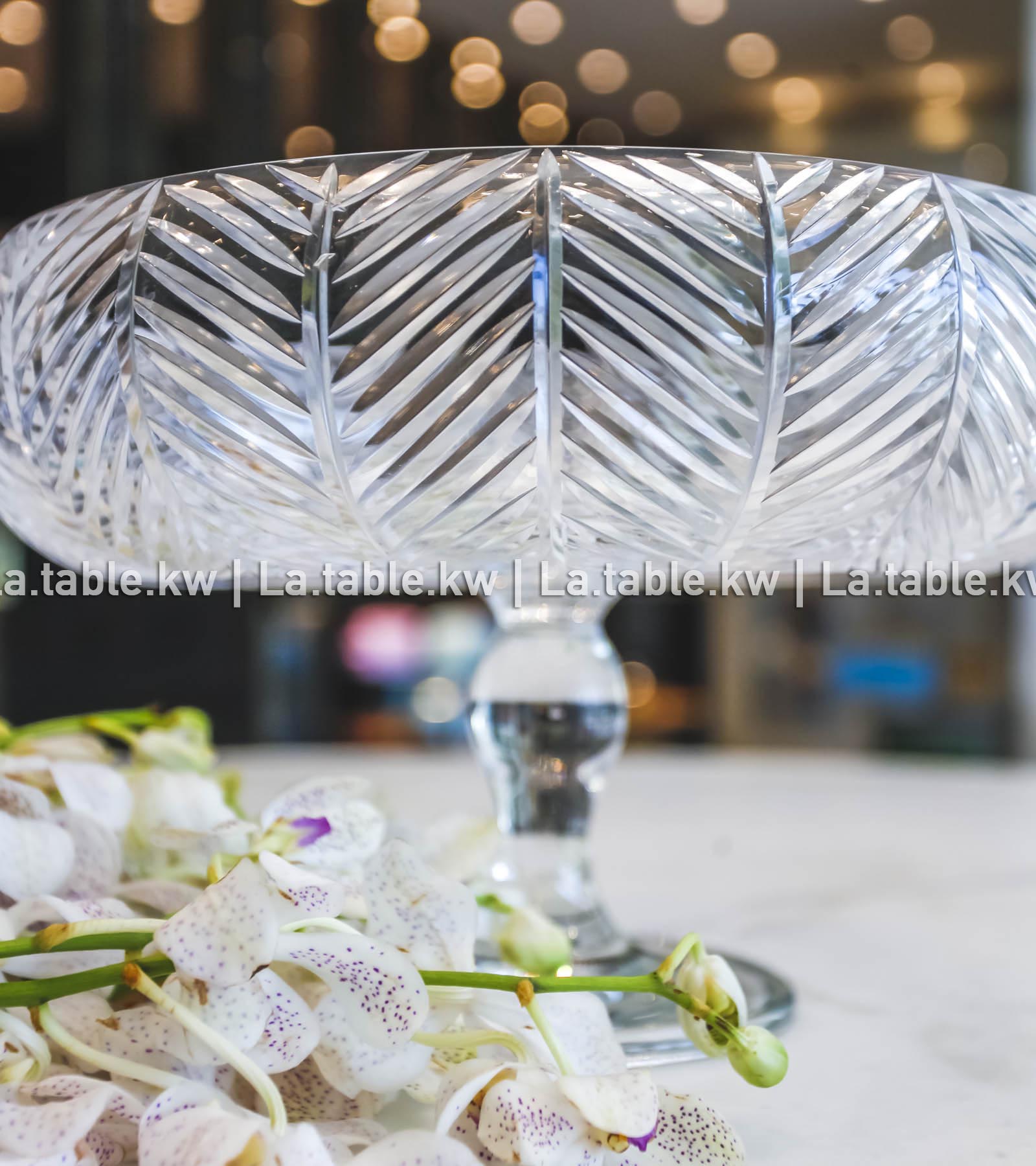 Transparent Spider Curved Bowl