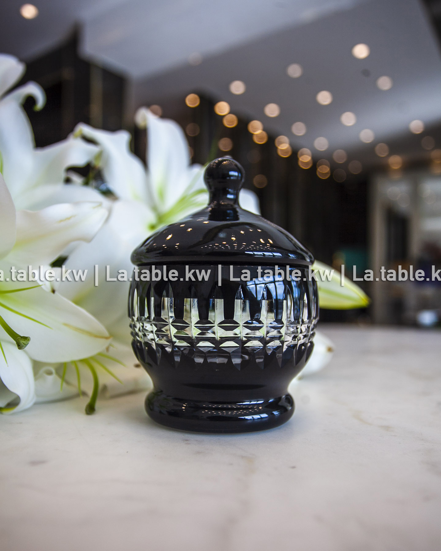 Black Allure Sugar Jar / آلور سكريه -أسود
