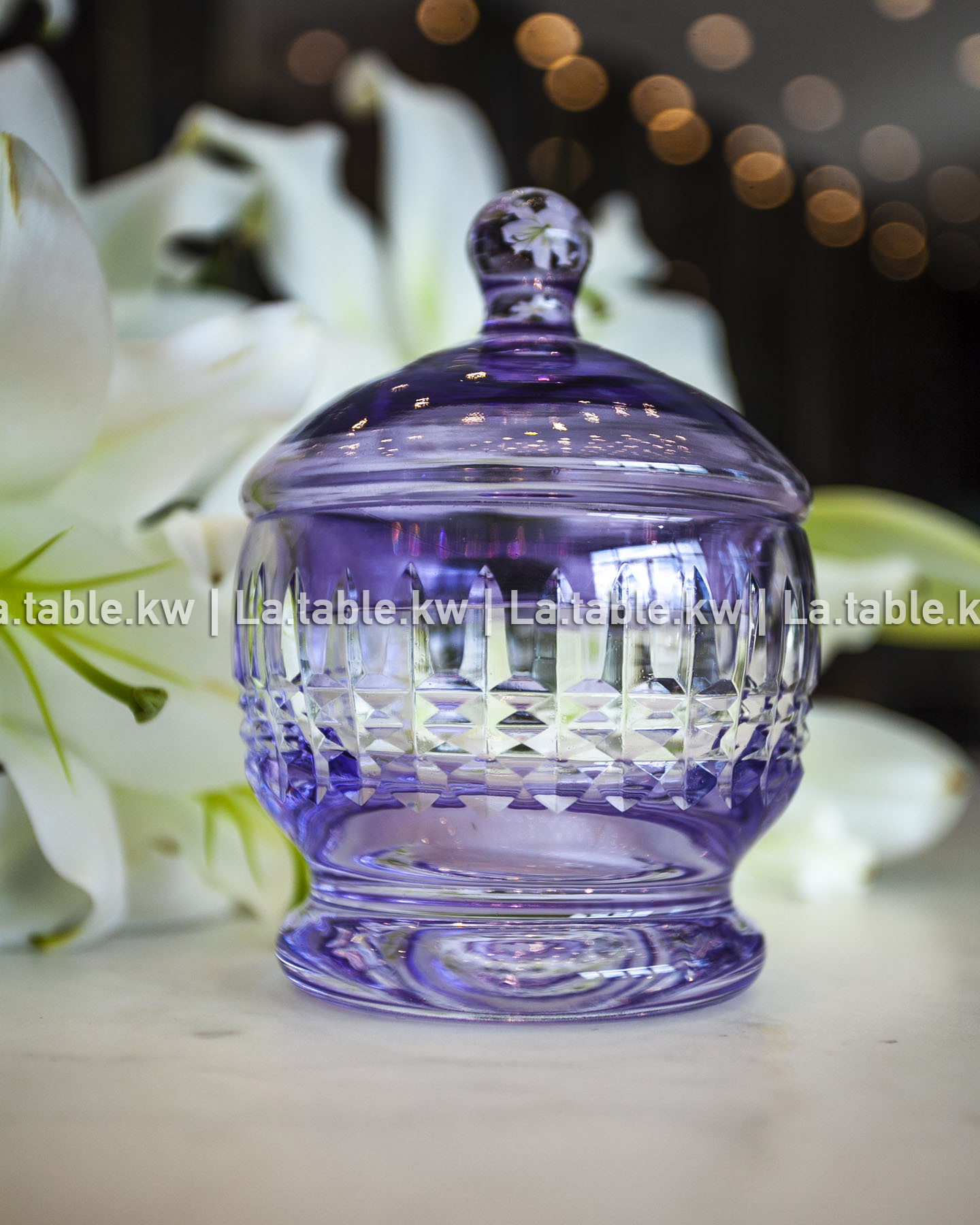 Lavender Allure Sugar Jar / آلور سكريه -لاڤندر
