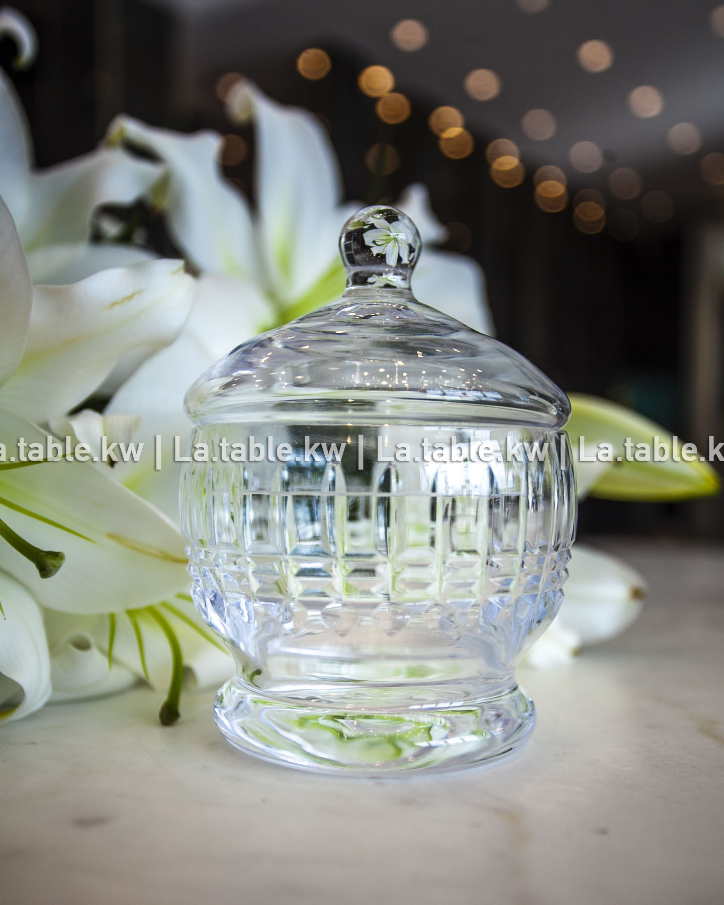 Transparent Allure Sugar Jar / آلور سكريه- شفاف