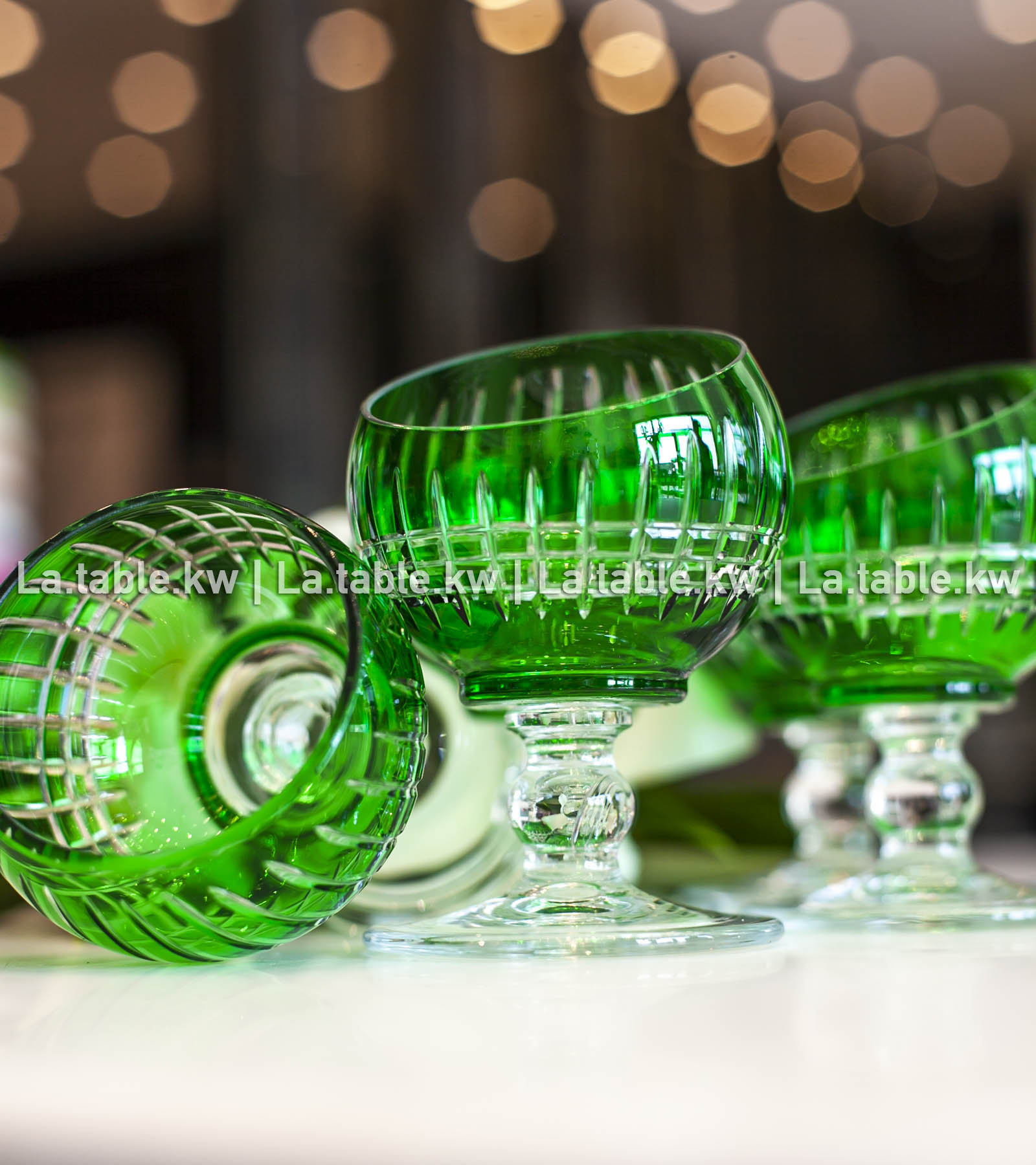 Green Allure Mini Halfmoons Set / آلور طقم نصف القمر صغير- أخضر