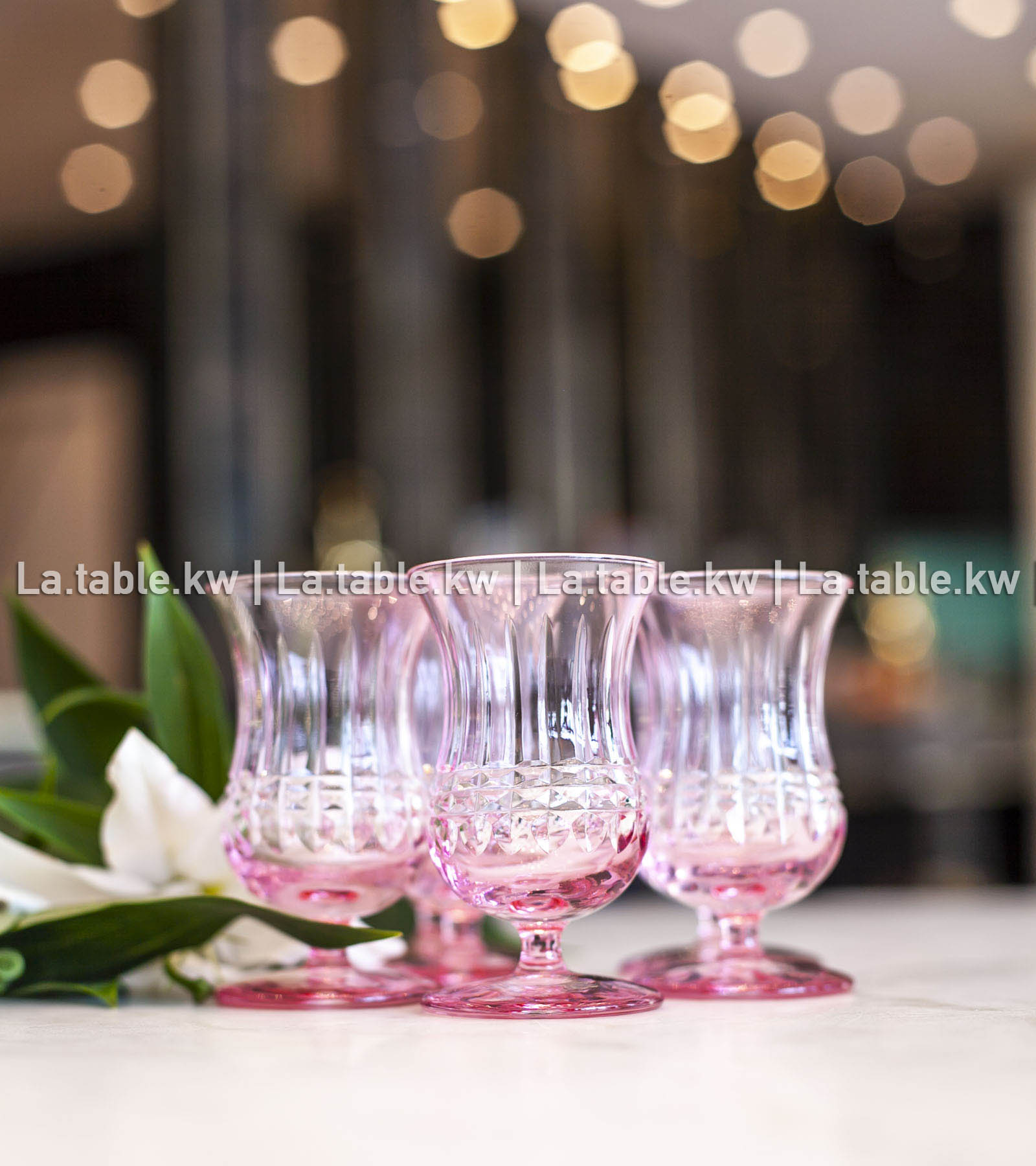 Pink Allure Mini Juice Glasses / آلور كاسات عصير صغيره -وردي