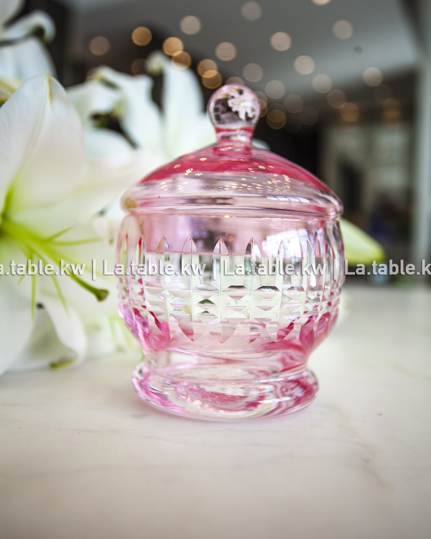 Pink Allure Sugar Jar / آلور  سكريه -وردي