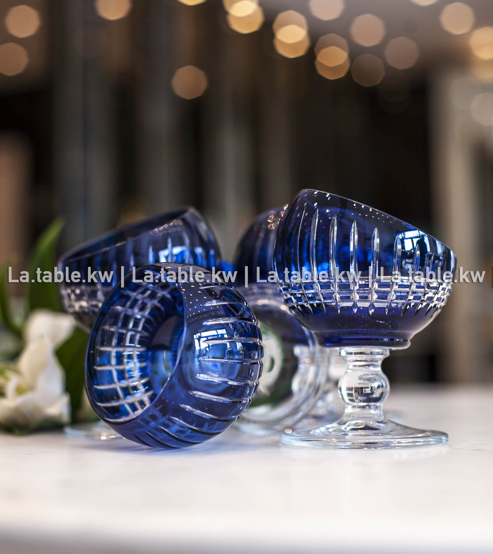 Navy Blue Allure Mini Halfmoons Set / آلور طقم نصف القمر صغير -أزرق غامق