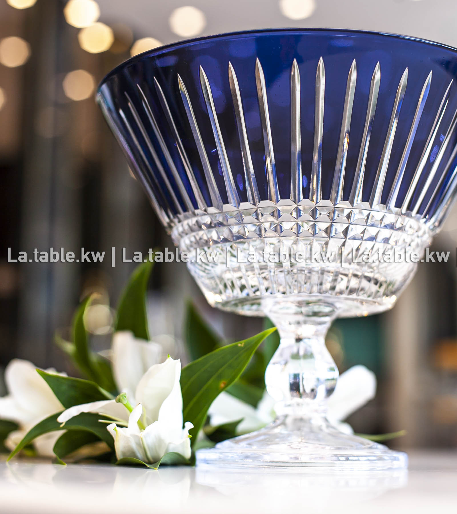 Navy Blue Allure V bowl / آلور وعاء على شكل   ٧  - أزرق غامق