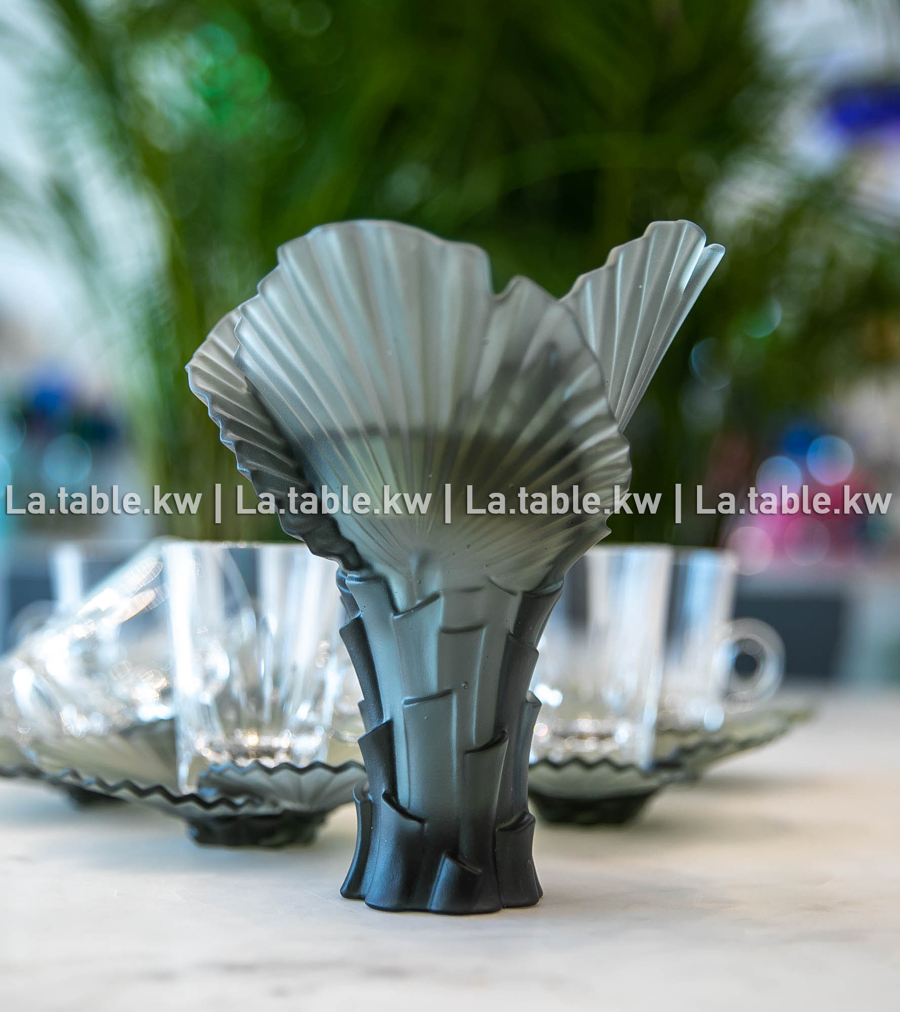 Grey Palm Crystal Mubkhar / بالم  مبخر كريستال رمادي