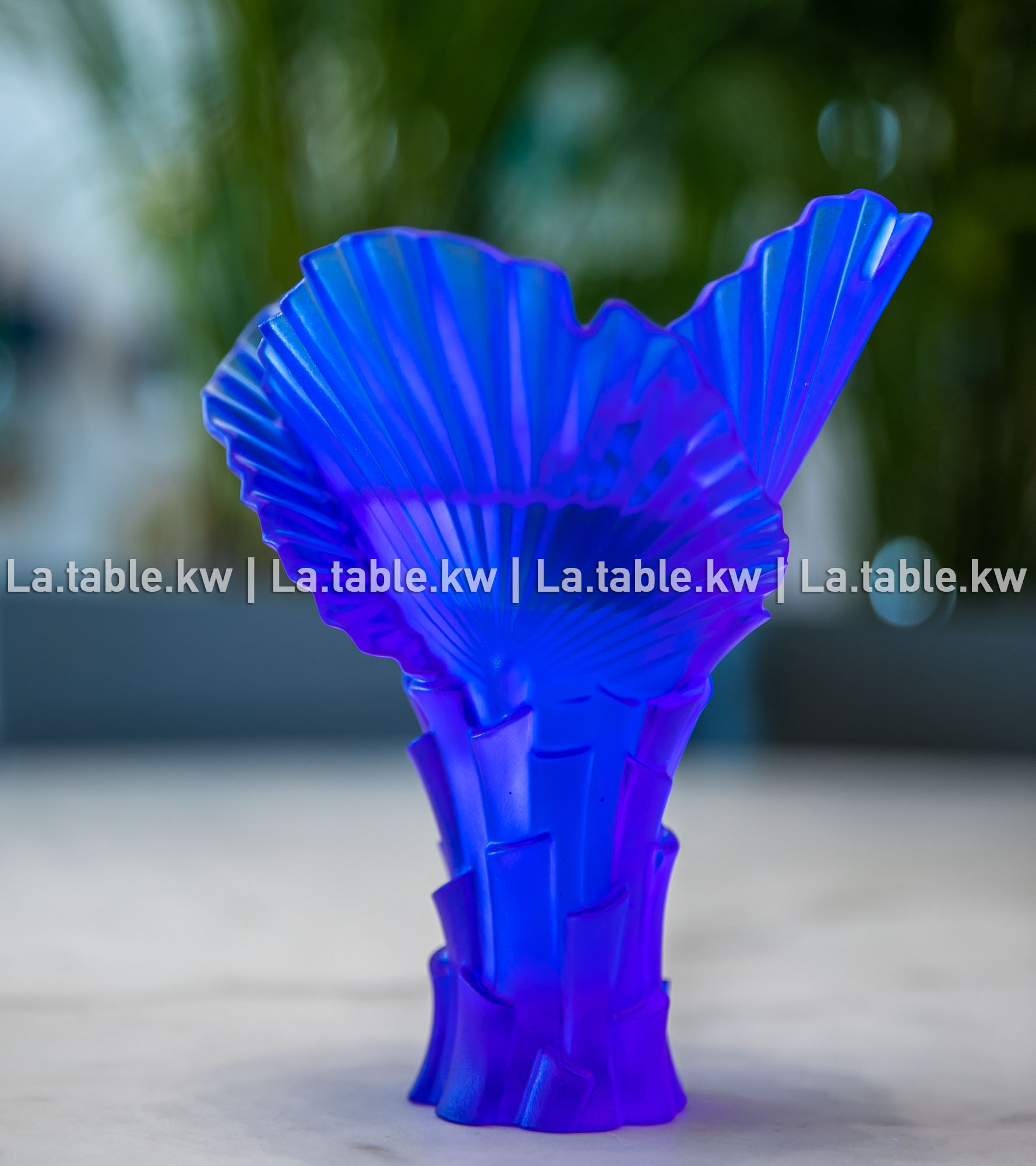 Royal Blue Palm Crystal Mubkhar / بالم مبخر كريستال-الازرق الملكي